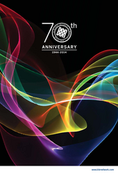 BBR 70º aniversario folleto